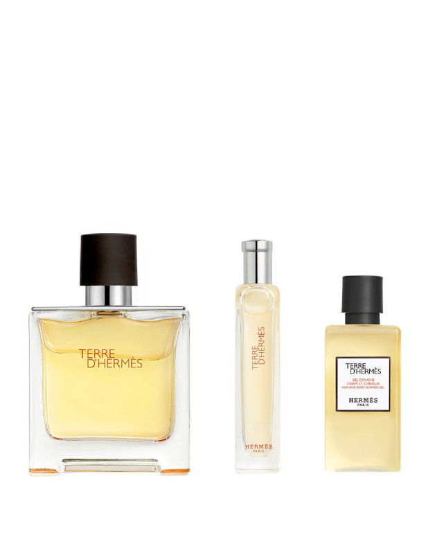 Terre D'Hermes Parfum 75ml 3 Pieces Gift Set