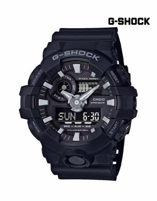Casio G-Shock Black Analog Digital Resin Strap Watch For Men