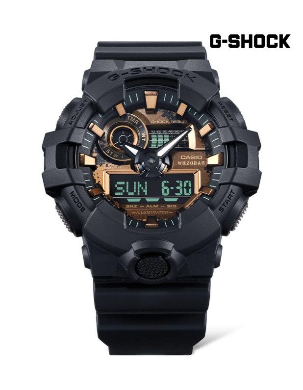 Casio G-Shock Rusted Iron Dial Analog-Digital Men's Watch