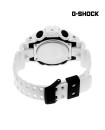 Casio G-Shock Digital Analog Dial White Resin Band