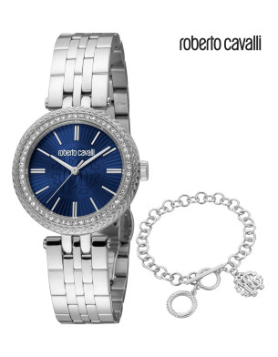 Roberto Cavalli Ladies Watch with Bracelet