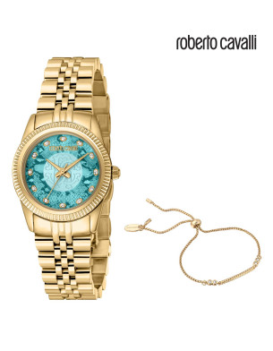 Roberto Cavalli Ladies Watch with Bracelet
