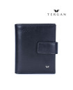 TERGAN Leather Black Wallet