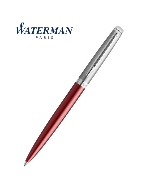 Waterman Hemisphere Essential Metallic Ballpoint Pen Red