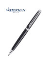 WATERMAN HEMISPHERE Black Lacquer Chrome Trim Ballpoint Pen